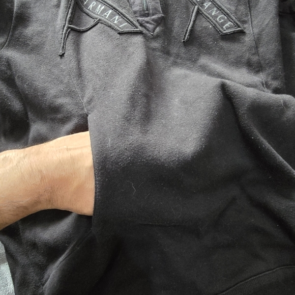Mens black sweater (no hood). Brand - Armani Exchange - size XL - Picture 2 of 3